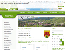 Tablet Screenshot of neustadt-harz.de